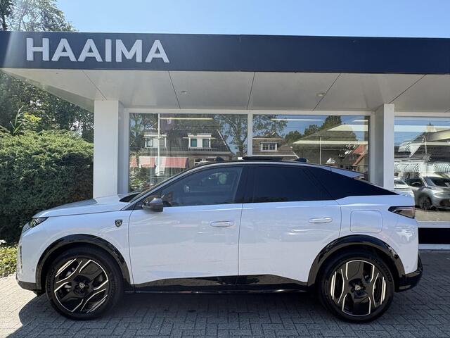 Peugeot 3008 e-3008 GT 73 kWh | NIEUW | 16% bijtelling tot ¤ 30.000 | WLTP tot 526km | 160kW snelladen | Schuif-/kanteldak | Stoel- & stuurverwarming | Elektr. achterklep | Adaptieve Cruise Control | Navi