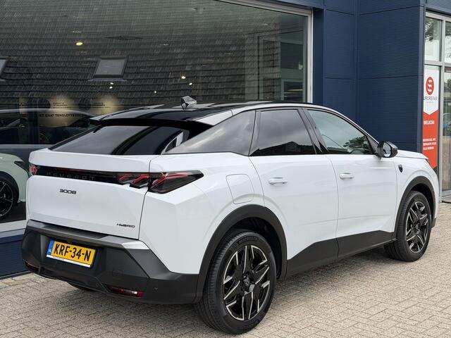 Peugeot 3008 1.2 Hybrid 145 PK GT | Meest Complete Uitvoering | Elektrische Achterklep | Stoel- & Stuurwielverwarming | Navigatie | Keyless Entry | Camera | Parkeersensoren | Full LED Matrix verlichting | Adaptieve Cruise Control | Draadloze Apple Carplay & Android Au
