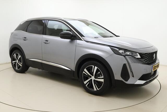 Peugeot 3008 1.6 HYbrid4 300 GT | Panoramadak | Achteruitrijcamera | Cruise control | Stuurversnellingen | Apple carplay/Android auto | Navigatie | Interieurverlichting | Stof/Leren bekleding | Climate control | Dodehoekdetectie | Stuurbediening |