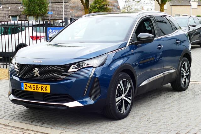 Peugeot 3008 1.2 130pk GT. Adap Cruise, Camera, Half Leer, Navi, 18"LMV, Haak 1400kg