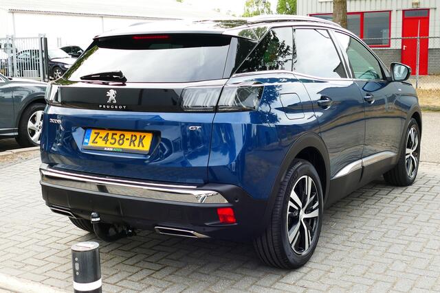 Peugeot 3008 1.2 130pk GT. Adap Cruise, Camera, Half Leer, Navi, 18"LMV, Haak 1400kg
