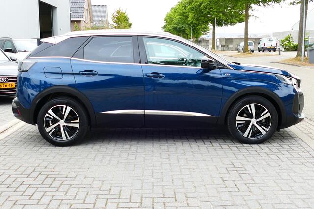 Peugeot 3008 1.2 130pk GT. Adap Cruise, Camera, Half Leer, Navi, 18"LMV, Haak 1400kg