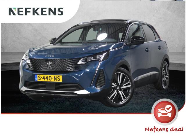 Peugeot 3008 1.6 HYbrid4 300PK GT Pack Business | 2de Eigenaar | AppleCarPlay/AndroidAuto | Adaptive Cruise Control | Schuifkanteldak | Focal Sound | Camera | Climate Control | Dodehoekdetectie | AUTOMAAT | Sfeerverlichting | Virt.Cockpit | Keyless | Isofix | Privacy