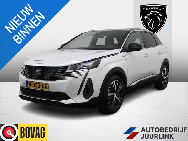 Peugeot 3008 1.6 HYbrid 225PK GT 360.Camera/Nav/Ad.Cruise/Led/ 4S.Banden/H.Leder