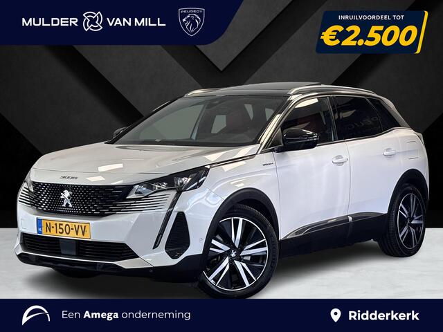 Peugeot 3008 GT Pack 1.6 HYbrid4 PHEV 300pk 4x4 e-EAT8 | SCHUIF/KANTELDAK | ELEKTR. A.KLEP | NIGHTVISION | FOCAL HIFI | 360° CAMERA | NAVI | MASSAGE | LEDER| AGR-STOELEN |