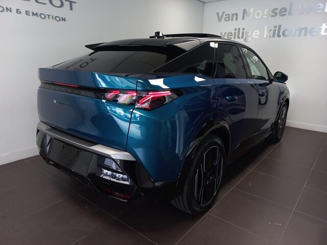 Peugeot 3008 e-3008 GT 73 kWh | NIEUW MODEL!! | Navigatie | Panorama-dak | dodehoek detectie | Nieuw te bestellen!