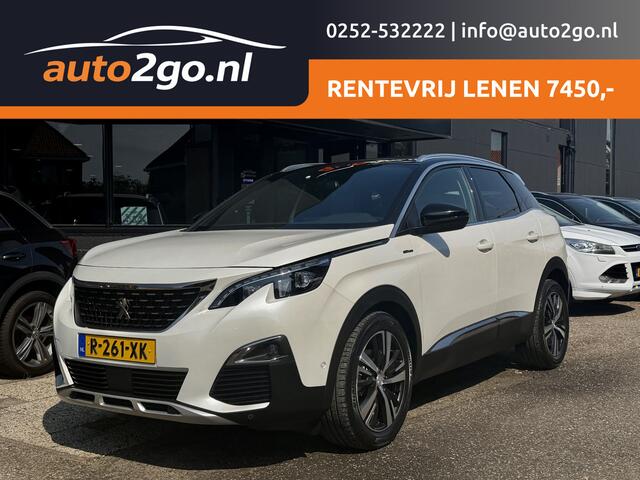 Peugeot 3008 1.6 PURETECH GT LINE AUT8 PANODAK SPORTLEDER 19 INCH-LMV NAVI CAMERA LED PDC