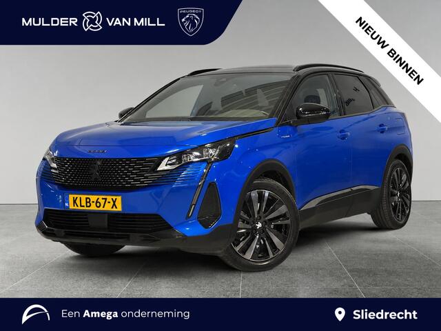 Peugeot 3008 GT Pack 1.6 HYbrid4 PHEV 300pk 4x4 e-EAT8 | SCHUIF/KANTELDAK | TREKHAAK | NAPPA LEDER | FOCAL HIFI | HANDSFREE A.KLEP | 360° CAMERA | NAVI | MASSAGE | AGR-STOELEN | BLACK PACK |