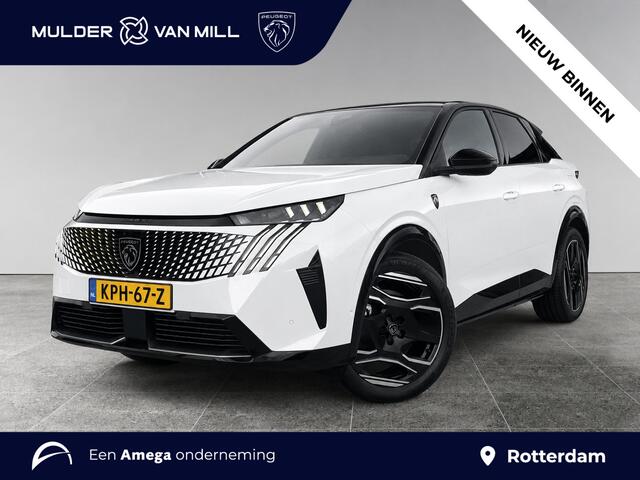 Peugeot 3008 e-3008 GT Exclusive EV 73kWh 210pk | LEDER | SCHUIF/KANTELDAK | 20'' LM-VELGEN | STOELVERW. + KOELING | ELEKTR. A.KLEP | 360° VISION PACK |