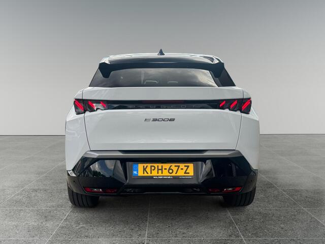 Peugeot 3008 e-3008 GT Exclusive EV 73kWh 210pk | LEDER | SCHUIF/KANTELDAK | 20'' LM-VELGEN | STOELVERW. + KOELING | ELEKTR. A.KLEP | 360° VISION PACK |