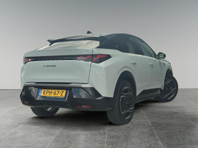 Peugeot 3008 e-3008 GT Exclusive EV 73kWh 210pk | LEDER | SCHUIF/KANTELDAK | 20'' LM-VELGEN | STOELVERW. + KOELING | ELEKTR. A.KLEP | 360° VISION PACK |
