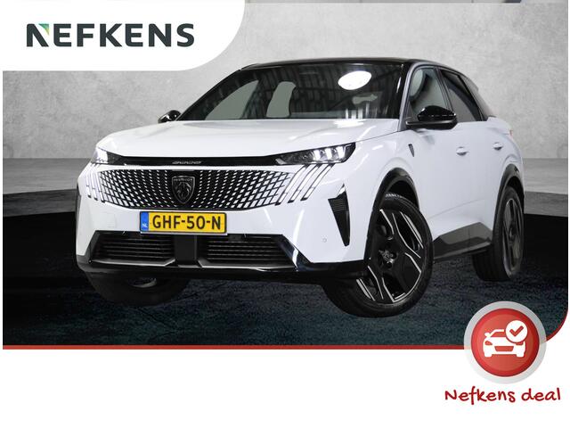 Peugeot 3008 e-3008 GT Avantage 210PK 73 kWh | 1ste Eigenaar | AppleCarPlay/AndroidAuto | Adaptive Cruise Control | Schuifkanteldak | Camera | Climate Control | Dodehoekdetectie | AUTOMAAT | Sfeerverlichting | Virt.Cockpit | Keyless | Isofix | Privacy Glass | Parkeersensoren | Two-Tone | Electrische achterklep |