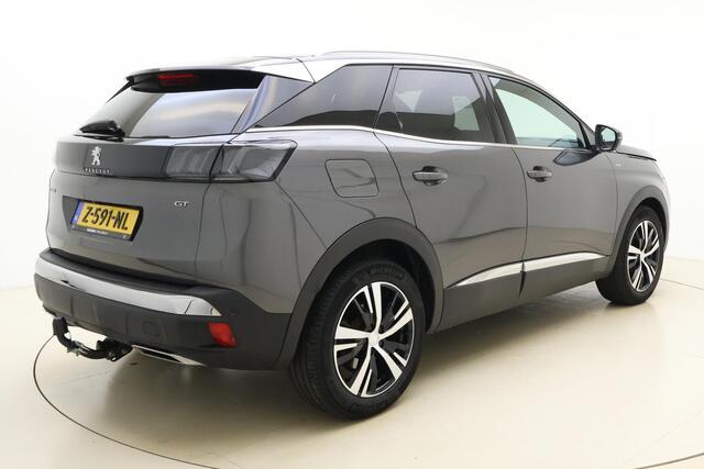 Peugeot 3008 1.2 PureTech GT Trekhaak | Stoelverwarming Voor | Adaptief Cruise Control | Dodehoek Detectie | Lendensteun | Parkeer Sensoren rondom |