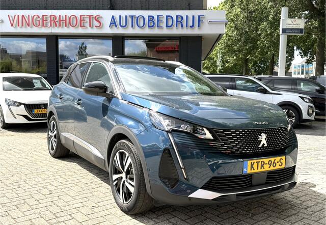 Peugeot 3008 1.6 HYbrid 225 Allure Benzine & Elektrisch Hybride * Open Schuifdak * Stoelverwarming * Dodehoek Bewaking * Keyless Entry & Start * Navigatie * Climate & Cruise Control * Wallbox Stekker * Vingerhoets; Vierde Generatie Eersteklas Service. Al meer dan 100 jaar een begrip in de Brabantse Kempen.