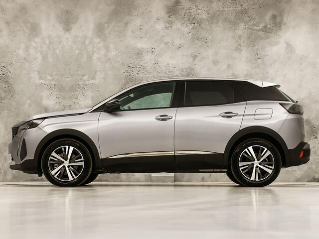 Peugeot 3008 1.6 HYbrid 225 Allure Sport 225Pk Automaat (APPLE CARPLAY, GROOT NAVI, 360 CAMERA, LEDER, SPORTSTOELEN, KEYLESS, GETINT GLAS, ZWART HEMEL, NIEUWSTAAT)