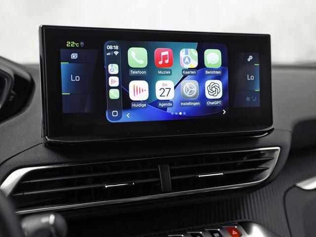 Peugeot 3008 1.6 HYbrid 225 Allure Sport 225Pk Automaat (APPLE CARPLAY, GROOT NAVI, 360 CAMERA, LEDER, SPORTSTOELEN, KEYLESS, GETINT GLAS, ZWART HEMEL, NIEUWSTAAT)
