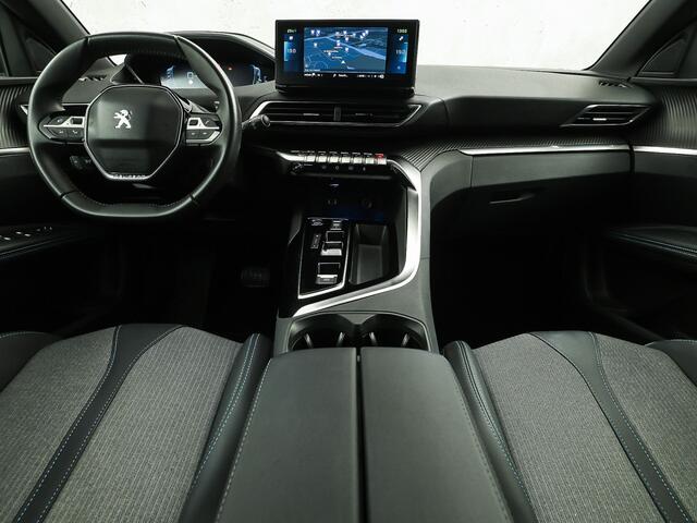 Peugeot 3008 1.6 HYbrid 225 Allure Sport 225Pk Automaat (APPLE CARPLAY, GROOT NAVI, 360 CAMERA, LEDER, SPORTSTOELEN, ZWART HEMEL, KEYLESS, GETINT GLAS, NIEUWSTAAT)
