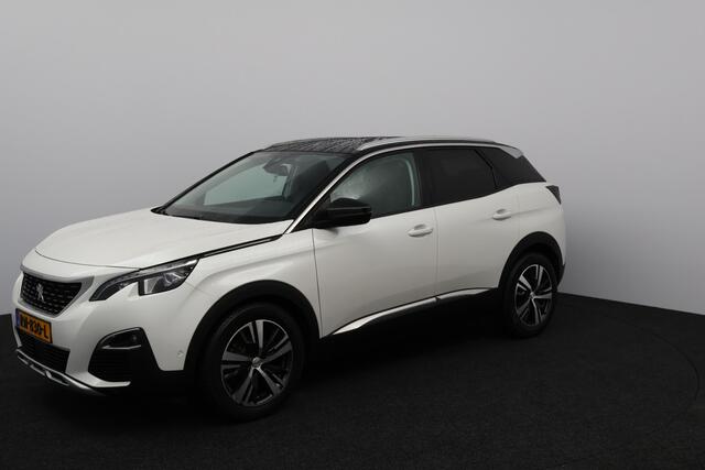 Peugeot 3008 1.2 PureTech Allure/ D-Riem verv: 95.000 Kilometer!/ Automaat/ Trekhaak/ Virtual Dashb./ 18'' LMV/ LED Koplampen/ Half-Leder/ Keyless/ Dode-Hoek DET./ Apple + Android/ Lane-Assist./ Extra getint glas/ Bluetooth/