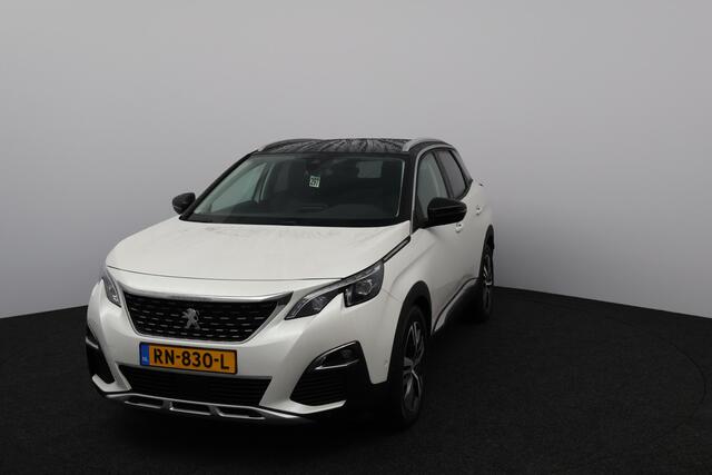 Peugeot 3008 1.2 PureTech Allure/ D-Riem verv: 95.000 Kilometer!/ Automaat/ Trekhaak/ Virtual Dashb./ 18'' LMV/ LED Koplampen/ Half-Leder/ Keyless/ Dode-Hoek DET./ Apple + Android/ Lane-Assist./ Extra getint glas/ Bluetooth/