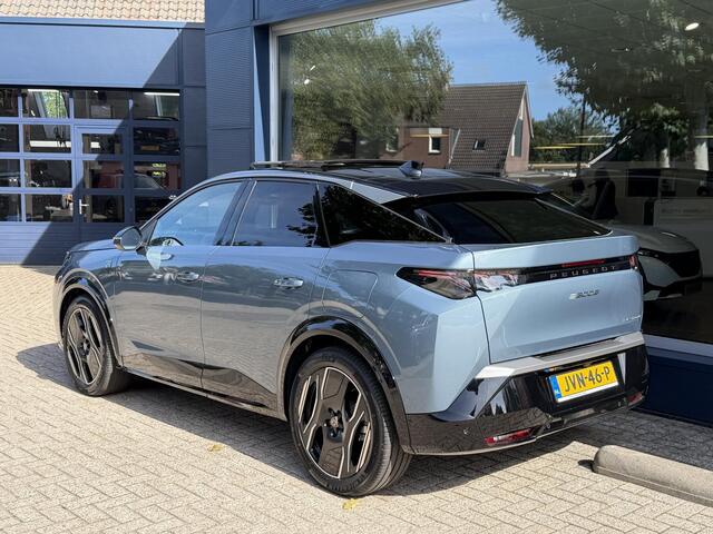 Peugeot 3008 e-3008 Launch Edition 325 Dual Motor 73 kWh | 8 Jaar Garantie | Nieuw Auto | Volledig Lederen Bekleding | Focal Audio | Panoramisch Schuifdak | LED Matrix Verlichting | Navigatie | 20" Lichtmetalen Velgen | 360 Graden Camera | Dode Hoek Detectie | Adaptieve Cruise Control | Stoelverwarming + Massage + Ventilatie | Hoge Zitpositie |