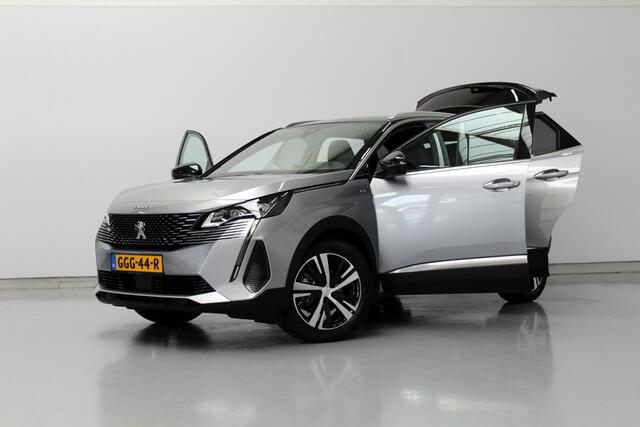 Peugeot 3008 1.2 PureTech GT 131PK | 9.000KM!!! | AUTOMAAT | RIJKLAAR | ELEC-ACHTERKLEP | DEELS LEER | CARPLAY