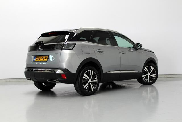 Peugeot 3008 1.2 PureTech GT 131PK | 9.000KM!!! | AUTOMAAT | RIJKLAAR | ELEC-ACHTERKLEP | DEELS LEER | CARPLAY