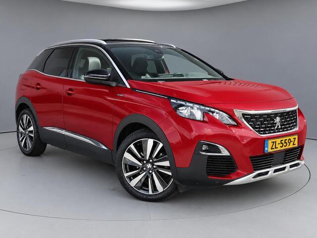 Peugeot 3008 1.6 PureTech GT Line | Clima | Adapt. Cruise | Apple Carplyay/Navi | Pano | Leder | Elek. stoelen | Memory | PDC + 360 camera | Trekhaak |