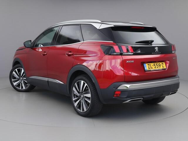 Peugeot 3008 1.6 PureTech GT Line | Clima | Adapt. Cruise | Apple Carplyay/Navi | Pano | Leder | Elek. stoelen | Memory | PDC + 360 camera | Trekhaak |