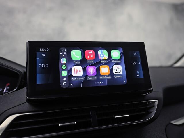 Peugeot 3008 1.2 PureTech Allure Sport (APPLE CARPLAY, GROOT NAVI, STOELVERWARMING, LEDER, 360 CAMERA, SPORTSTOELEN, KEYLESS, GETINT GLAS, TREKHAAK, ADAPTIVE CRUISE, NIEUWSTAAT) – foto 8