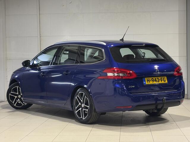 Peugeot 308 SW Allure 1.2 Turbo 130pk EAT8 AUTOMAAT NAVI | TREKHAAK | ADAPTIVE CRUISE | KEYLESS ENTRY & START | DODEHOEKBEW. | CLIMA |