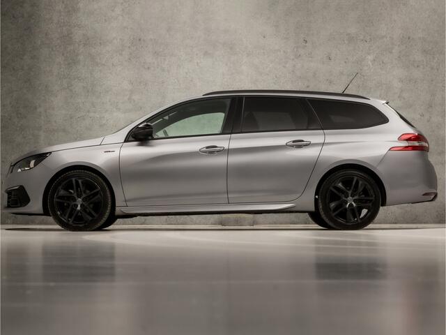 Peugeot 308 SW 1.2 PureTech GT-line Automaat (PANORAMADAK, APPLE CARPLAY, GROOT NAVI, 360 CAMERA, ADAPTIVE CRUISE, LEDER, SPORTSTOELEN, KEYLESS, DENON AUDIO, LED KOPLAMPEN, DAB+, ZWART HEMEL, NIEUWSTAAT)