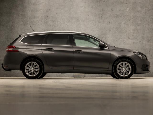 Peugeot 308 SW 1.2 PureTech Sport Deluxe Automaat (PANORAMADAK, APPLE CARPLAY, GROOT NAVI, 360 CAMERA, STOELVERWARMING, LEDER, GETINT GLAS, MASSAGE, DAB+, NIEUWE APK, NIEUWSTAAT)