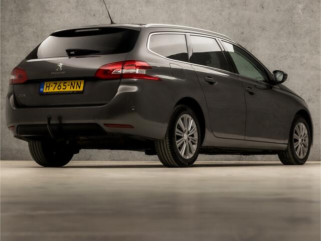 Peugeot 308 SW 1.2 PureTech Sport Deluxe Automaat (PANORAMADAK, APPLE CARPLAY, GROOT NAVI, 360 CAMERA, STOELVERWARMING, LEDER, GETINT GLAS, MASSAGE, DAB+, NIEUWE APK, NIEUWSTAAT)