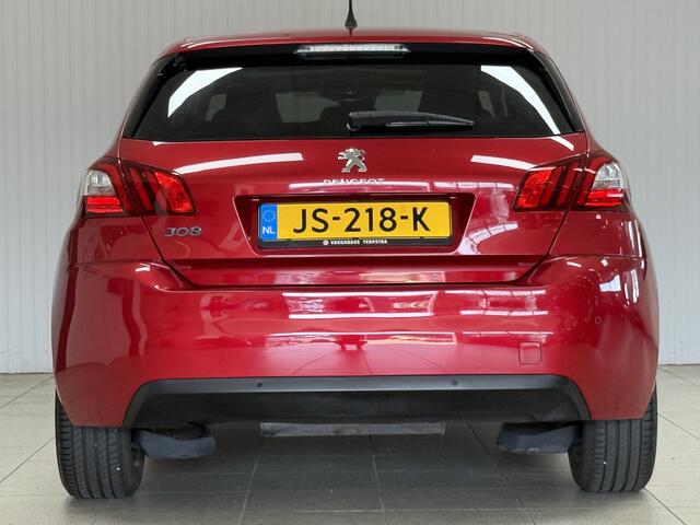 Peugeot 308 1.2 PureTech Style/ DEALER ONDERHOUDEN!/ D-Riem verv: 100.000 KM!/ Panorama-Dak/ 16'' LMV/ DAB+/ Navi/ Clima/ Cruise/ Elek. pakket/ Isofix/ Bluetooth/ Armsteun/ Multi. LEDER. Stuur/ PDC/ Extra getint glas.