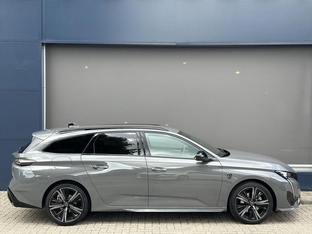 Peugeot 308 SW GT 1.2 Turbo 130 PK Automaat | Pack Navigatie | Trekhaak 1200 KG | Full LED Matrix Verlichting | Slechts 14.000 KM | 18" Portland Velgen | Stoelverwarming | Alcantara Bekleding | Dode Hoek Detectie | Parkeercamera | Keyless Entry |