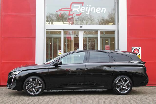 Peugeot 308 SW 1.2 Hybrid 145PK e-DCS6 ALLURE | AGR COMFORT STOELEN | AFNEEMBARE TREKHAAK | KEYLESS ENTRY/START | NAVIGATIE | DRAADLOZE APPLE CARPLAY/ANDROID AUTO | ACHTERUITRIJ CAMERA | STOEL/STUUR VERWARMING | LICHTMETALEN VELGEN 17" | ADAPTIVE CRUISE CONTROL | DAB