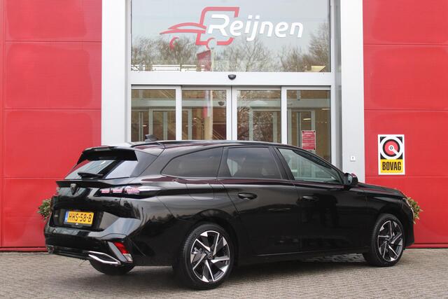 Peugeot 308 SW 1.2 Hybrid 145PK e-DCS6 ALLURE | AGR COMFORT STOELEN | AFNEEMBARE TREKHAAK | KEYLESS ENTRY/START | NAVIGATIE | DRAADLOZE APPLE CARPLAY/ANDROID AUTO | ACHTERUITRIJ CAMERA | STOEL/STUUR VERWARMING | LICHTMETALEN VELGEN 17" | ADAPTIVE CRUISE CONTROL | DAB