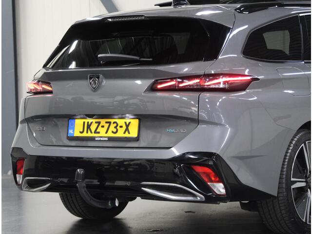 Peugeot 308 SW 1.6 Plug-in Hybrid 180PK GT | 1ste eigenaar | AUTOMAAT | Schuifkanteldak | LEER/Alcantara | Stoelverwarming | FOCALSOUND | Adaptive Cruise Control | Camera | Trekhaak | Dodehoekdetectie | Sfeerverlichting | Isofix | Privacy Glass |