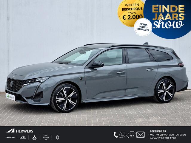 Peugeot 308 SW Hybrid 136 e-DCS6 GT Automaat / Navigatie / Rondomzicht Camera / Cruise Control Adaptief / Android Auto/Apple Carplay / Climate Control