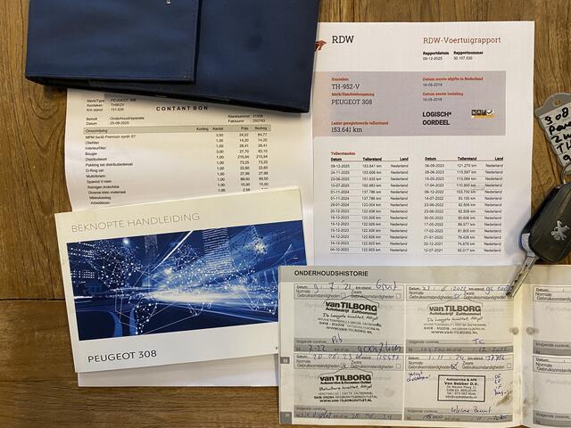 Peugeot 308 SW 1.2 PureTech Blue Lease Premium Leer, Clima, CC, Navi, Pano, PDC & Cam, LM, nw. APK - Inruil Mogelijk -