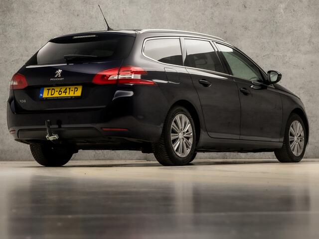 Peugeot 308 SW 1.2 PureTech Sport (PANORAMADAK, APPLE CARPLAY, GROOT NAVI, LEDER, STOELVERWARMING, 360 CAMERA, GETINT GLAS, TREKHAAK, CRUISE, NIEUWE APK, NIEUWSTAAT)