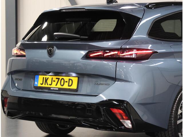 Peugeot 308 SW 1.2 Hybrid 145PK e-DCS6 GT | 1ste eigenaar | AppleCarPlay/AndroidAuto | Navigatie | Adaptive Cruise Control | Keyless | AGR Stoel | Stoel/StuurVerwarming | FULL LED | 360'Camera | Isofix | Privacy Glass | Elektrische Achterklep |
