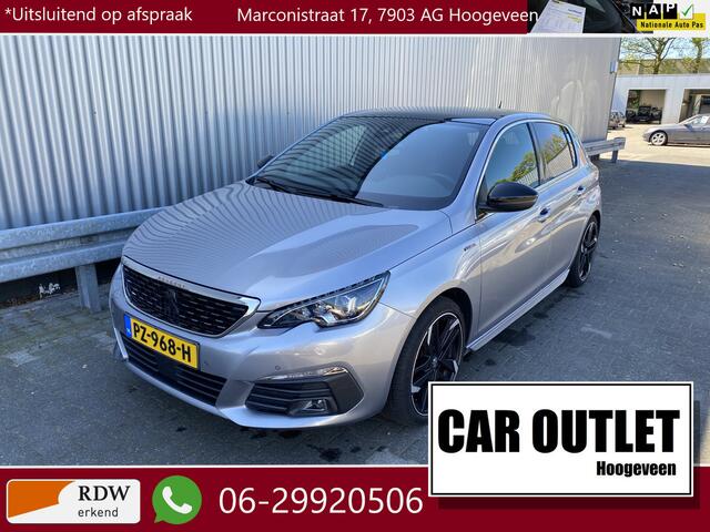 Peugeot 308 1.2 PureTech GT-line 155Dkm.NAP, Clima, Pano, CarPlay, CC, PDC & 360 Cam, LM, Afn.Trekh, nw. APK - Inruil Mogelijk -
