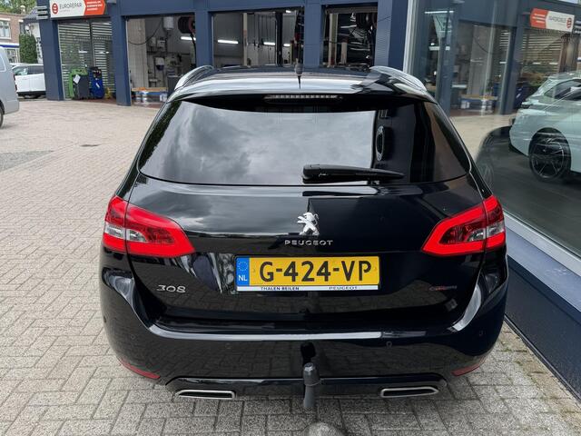 Peugeot 308 SW 1.2 Turbo 130 PK Automaat GT-line | Achteruitrijcamera | 17 inch LM-Velgen | Full-led Koplampen | Trekhaak | Panoramadak | Dodehoek bewaking | Denon HIFI Audio installatie | Volautomaat |
