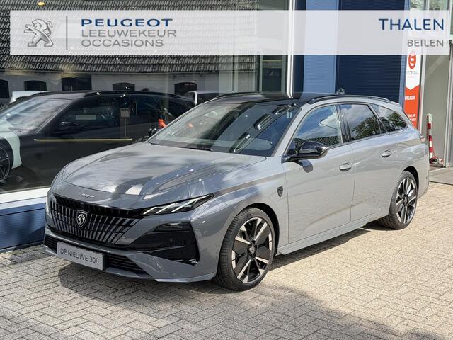 Peugeot 308 SW 1.2 Hybrid 145 e-DCS6 GT | Nieuwe Auto | Tot 8 jaar Garantie | Facelift model | Meest Complete Uitvoering | Schuif-Kantel Panoramadak | FOCAL Audio | Alcantara / Leder Massage Stoelen | Stoel- & Stuurverwarming | Navigatie | 18" Lichtmetalen Velgen | C