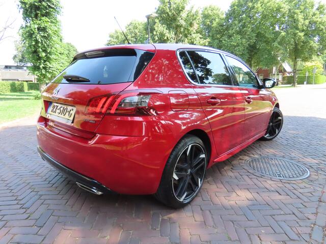 Peugeot 308 1.2 PureTech GT-line 131 PK !! Alcantara/Leer Panoramadak Carplay Led Xenon Keyless Navigatie Achteruitrijcamera Ecc Cruisecontrol Pdc Lm Velgen