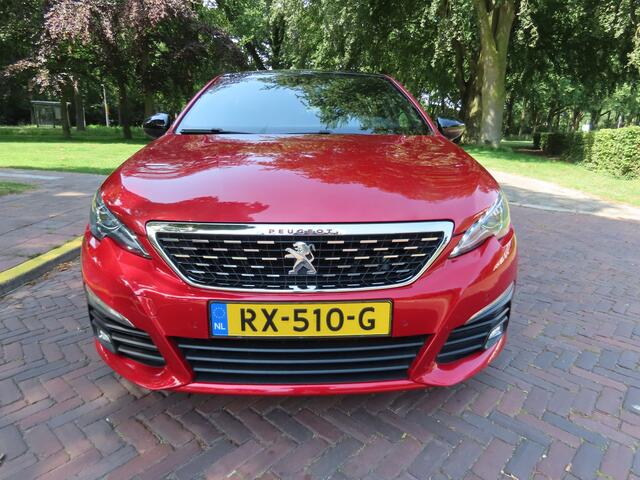 Peugeot 308 1.2 PureTech GT-line 131 PK !! Alcantara/Leer Panoramadak Carplay Led Xenon Keyless Navigatie Achteruitrijcamera Ecc Cruisecontrol Pdc Lm Velgen