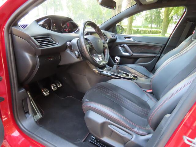 Peugeot 308 1.2 PureTech GT-line 131 PK !! Alcantara/Leer Panoramadak Carplay Led Xenon Keyless Navigatie Achteruitrijcamera Ecc Cruisecontrol Pdc Lm Velgen