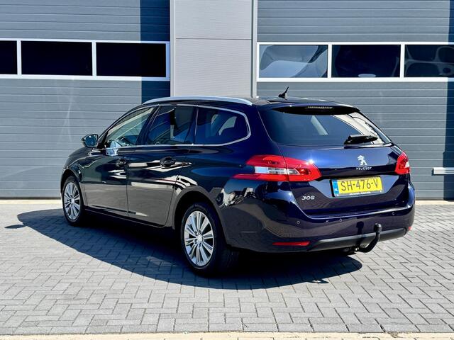 Peugeot 308 SW 1.2 Allure /131 PK NAP/ 1e eigenaar/ AUT/ Pano/ Trekhaak/ LED/ PDC/ Nieuwe Riem/ Lage KM/ Line assist