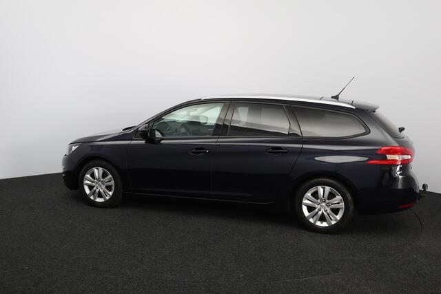 Peugeot 308 SW 1.2 PureTech Blue Lion /D-Riem Verv. 99.000KM! /Trekhaak! /Pano-Dak /DAB+! /Navi /Climat /Cruise /Elek. pakket /Bluetooth /Regensensor /LED Dagrijverl. /16"LMV /Extra getint glas /PDC V+A /Mistlampen /Isofix.